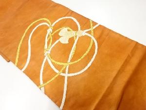 組紐模様刺繍袋帯